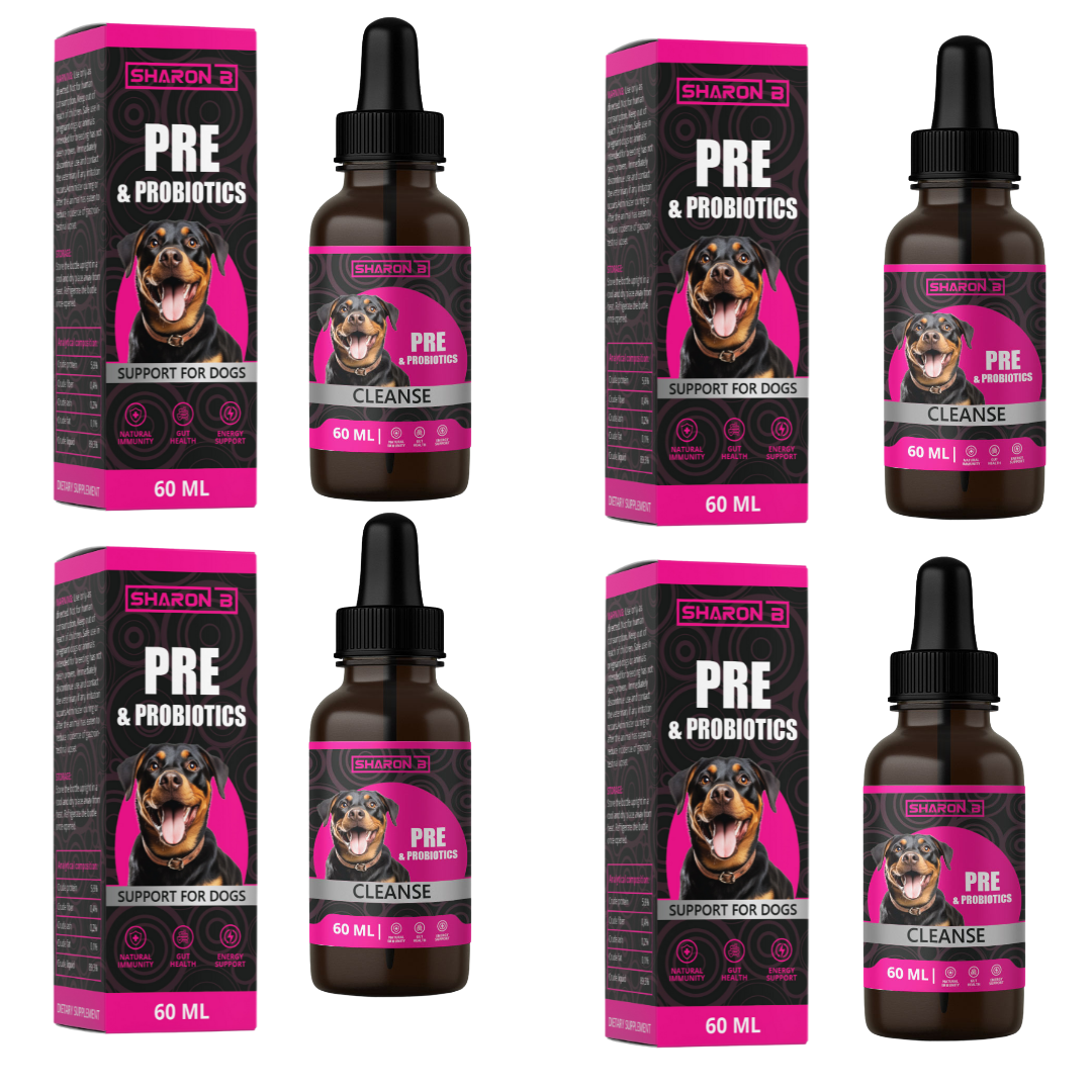 Gouttes Probiotique Chiens 60ml  - Lot de 4