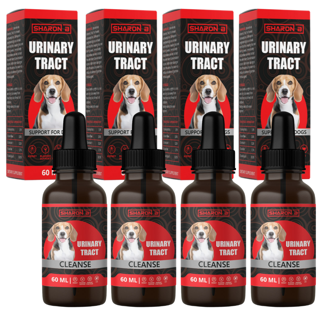 Aide Urinaire pour Chien 60ml - Lot de 4