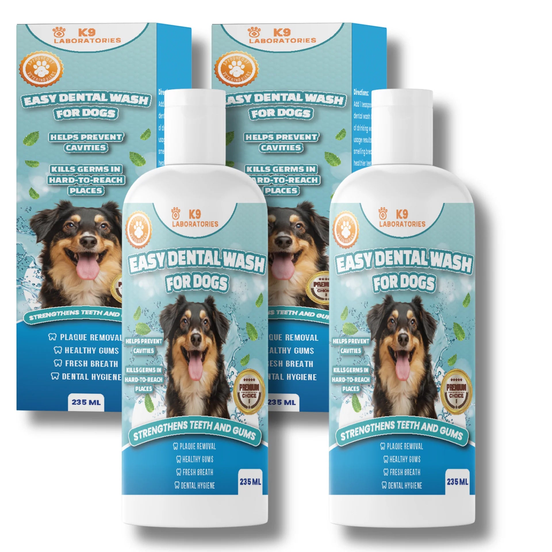 Dentifrice pour chiens Lot de 2X