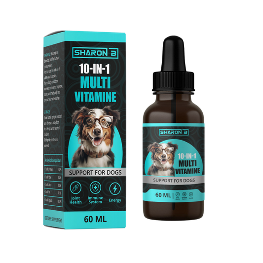 Gouttes multivitamines 10 en 1 pour chiens 60ml