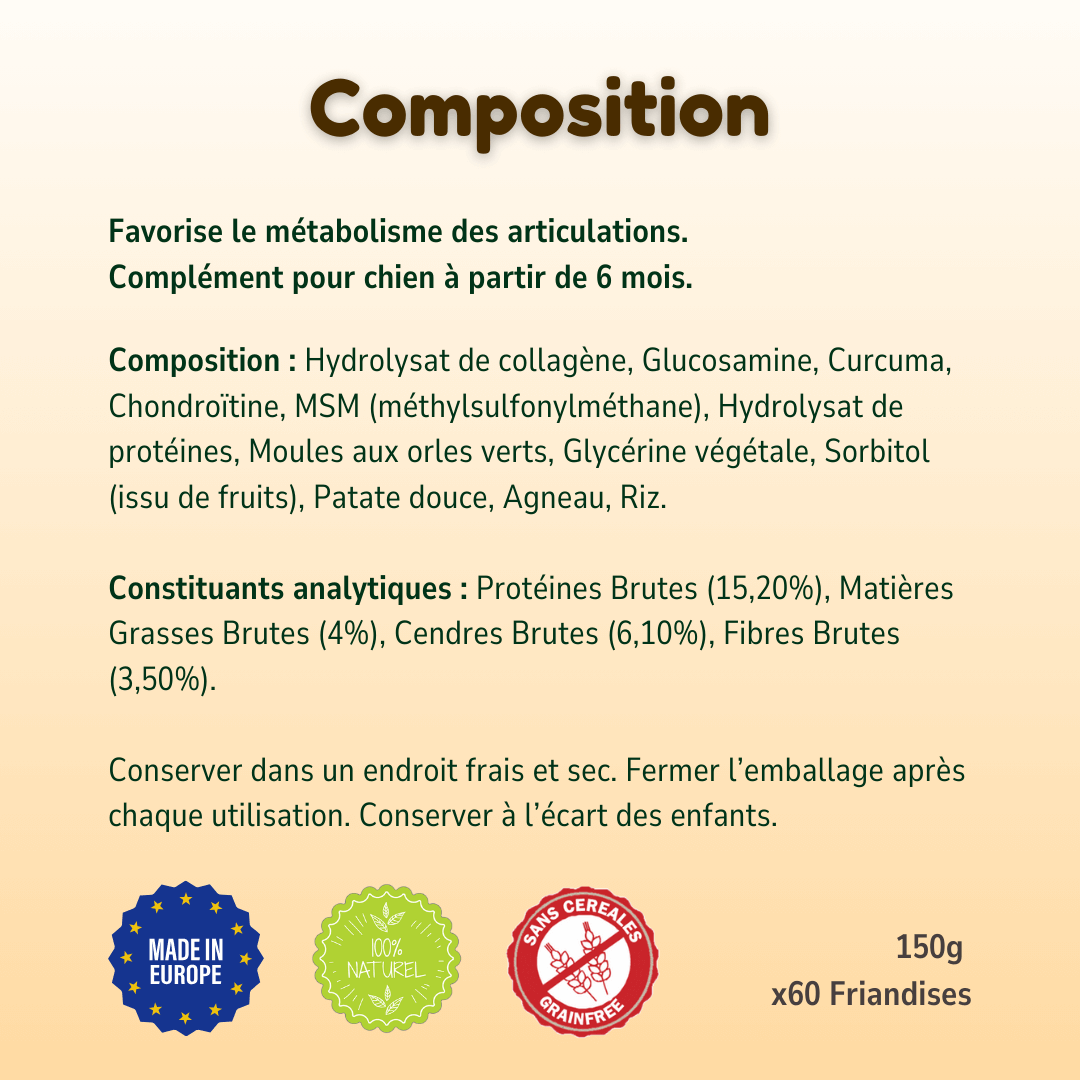 Friandises Soin des Articulations